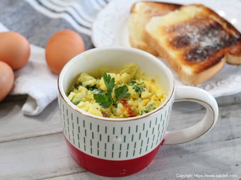 Spinach and Tomato Egg Gratin