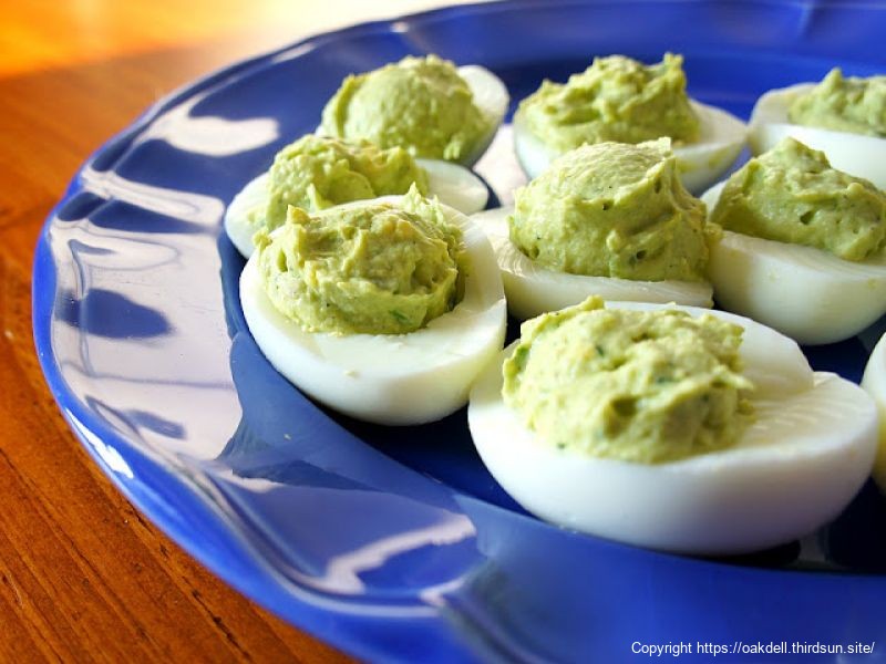 Avocado Deviled Eggs