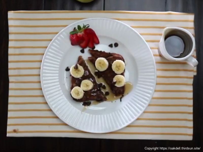 Chocolate Milk French Toast