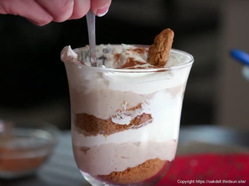 Eggnog Gingerbread Trifle