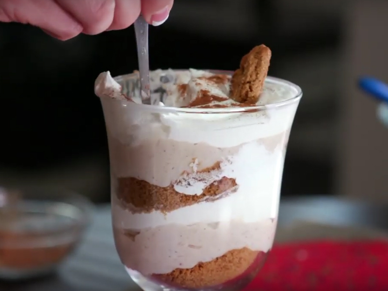 Eggnog Gingerbread Trifle