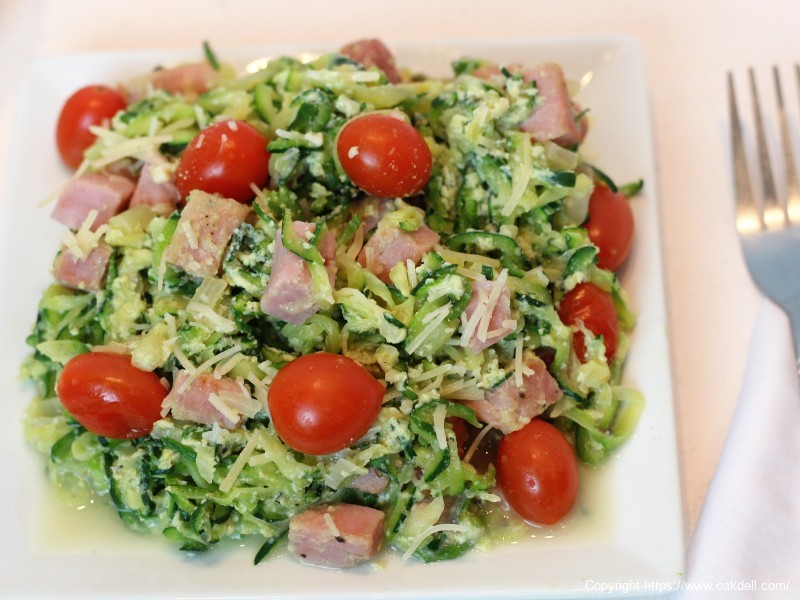 Nutritious Zoodles Carbonara