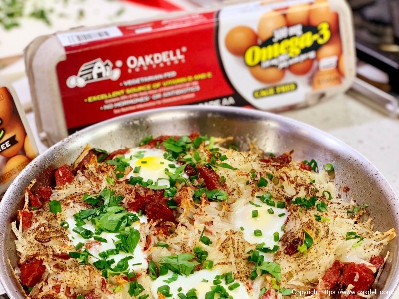 Egg and Corn-Beef Hash