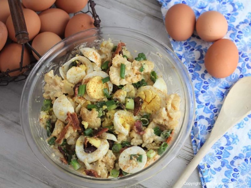 Cauliflower Egg Salad