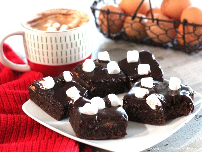 Hot Cocoa Brownies