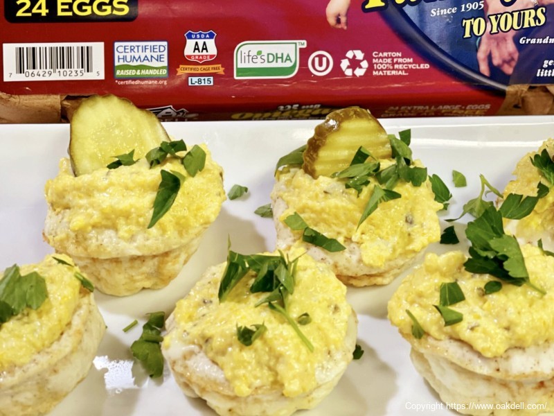 Pot-O-Gold Deviled Egg Cupcakes