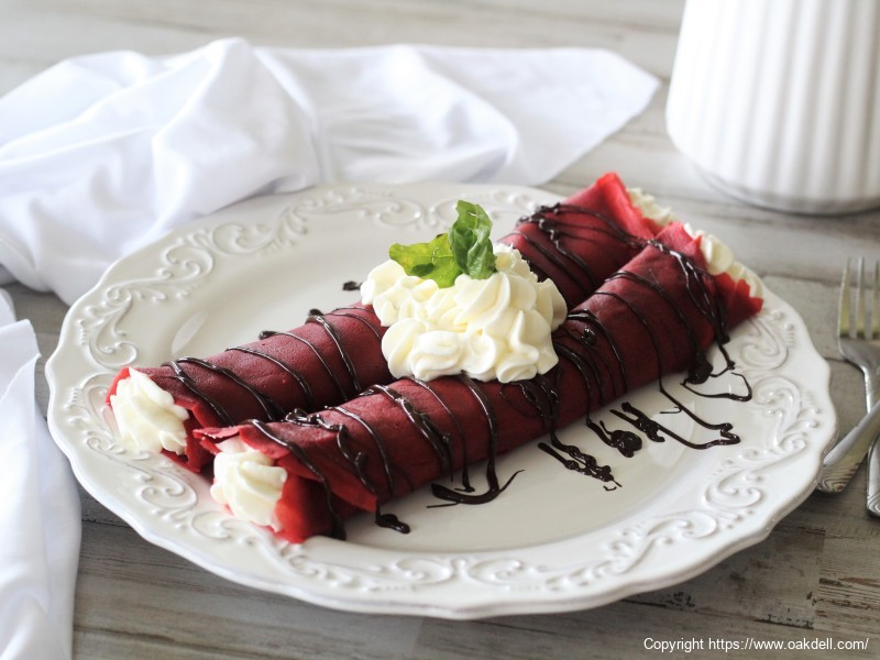 Red Velvet Crepes