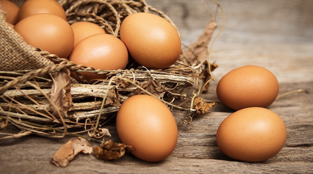 Photo of brown eggs