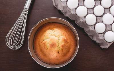 Baked good with eggs